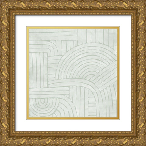 Roaming III Gold Ornate Wood Framed Art Print with Double Matting by Urban Road