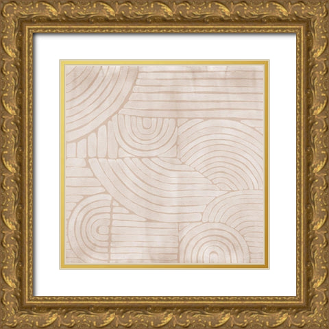 Mazy Thoughts IV Gold Ornate Wood Framed Art Print with Double Matting by Urban Road