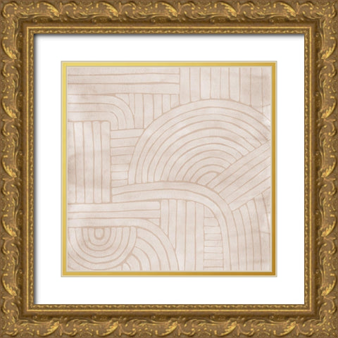 Roaming IV Gold Ornate Wood Framed Art Print with Double Matting by Urban Road