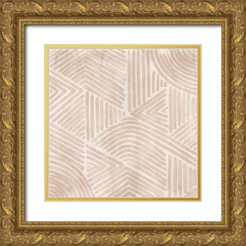 On Repeat IV Gold Ornate Wood Framed Art Print with Double Matting by Urban Road