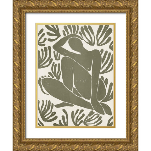 Self-Care I Gold Ornate Wood Framed Art Print with Double Matting by Urban Road