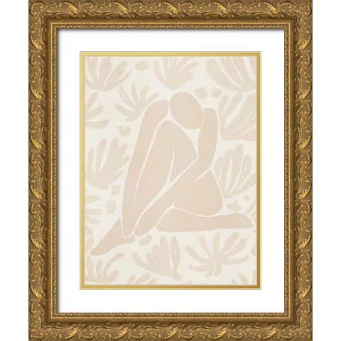 Self-Care V Gold Ornate Wood Framed Art Print with Double Matting by Urban Road