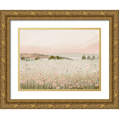Daydreaming Gold Ornate Wood Framed Art Print with Double Matting by Urban Road