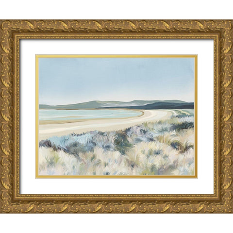 Morning Dip Gold Ornate Wood Framed Art Print with Double Matting by Urban Road