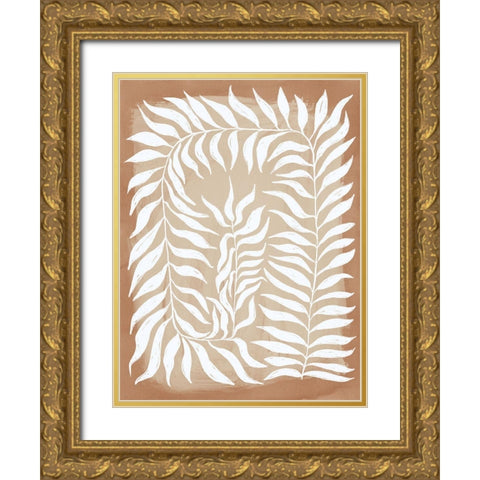Travels Bronze Gold Ornate Wood Framed Art Print with Double Matting by Urban Road