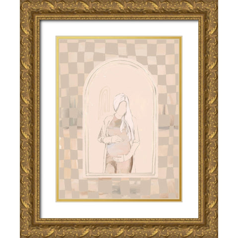 Eager Gold Ornate Wood Framed Art Print with Double Matting by Urban Road