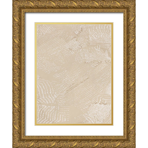 Sandstorm Clay Gold Ornate Wood Framed Art Print with Double Matting by Urban Road