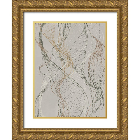 Fluid Gold Ornate Wood Framed Art Print with Double Matting by Urban Road