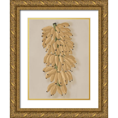 Platano I Clay Gold Ornate Wood Framed Art Print with Double Matting by Urban Road