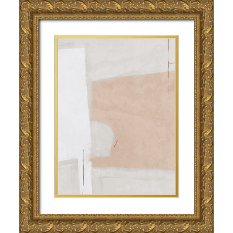 Always a Way Blush Gold Ornate Wood Framed Art Print with Double Matting by Urban Road