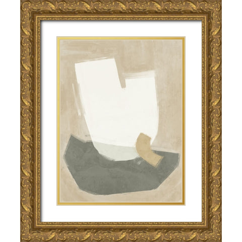 Laid-Back Neutral Gold Ornate Wood Framed Art Print with Double Matting by Urban Road