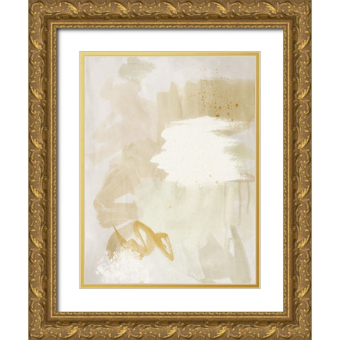 Subdued Gold Ornate Wood Framed Art Print with Double Matting by Urban Road