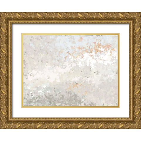 Glitter Glow I Gold Ornate Wood Framed Art Print with Double Matting by Urban Road