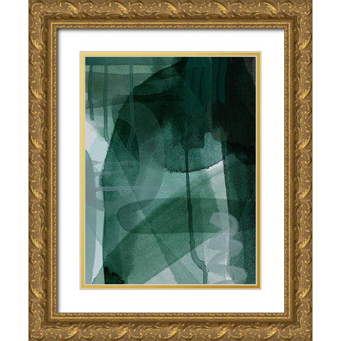 Equinox Gold Ornate Wood Framed Art Print with Double Matting by Urban Road