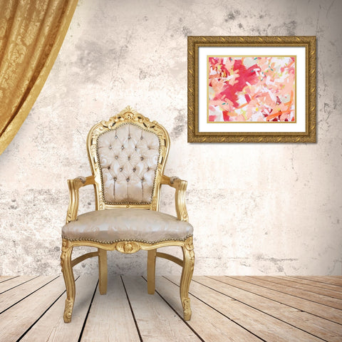 Coral Cove Gold Ornate Wood Framed Art Print with Double Matting by Urban Road