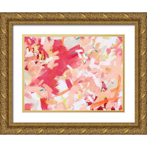 Coral Cove Gold Ornate Wood Framed Art Print with Double Matting by Urban Road