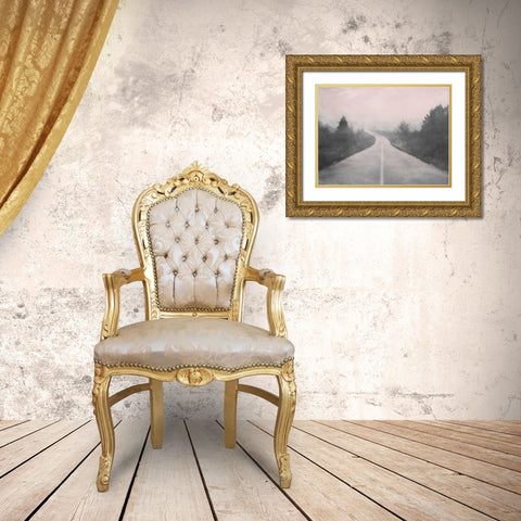 The Place Beyond Gold Ornate Wood Framed Art Print with Double Matting by Urban Road