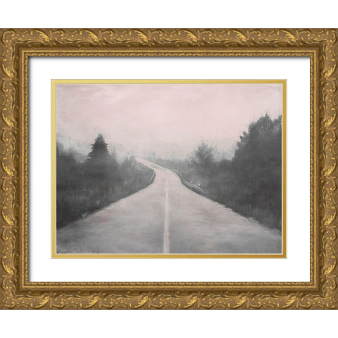 The Place Beyond Gold Ornate Wood Framed Art Print with Double Matting by Urban Road