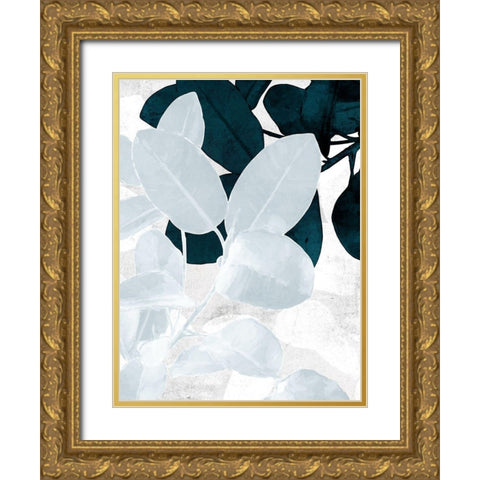 Exhale II Gold Ornate Wood Framed Art Print with Double Matting by Urban Road