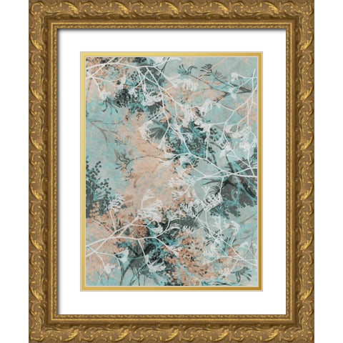 Impression II Gold Ornate Wood Framed Art Print with Double Matting by Urban Road