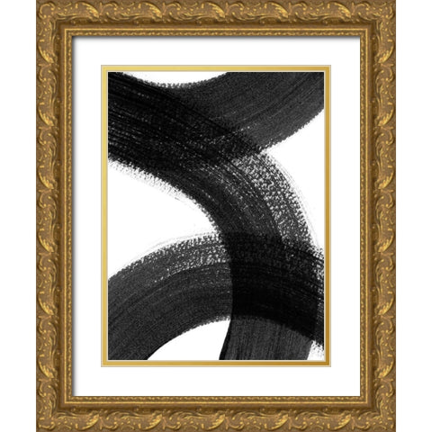 Formation I Gold Ornate Wood Framed Art Print with Double Matting by Urban Road