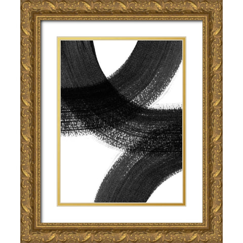 Formation II Gold Ornate Wood Framed Art Print with Double Matting by Urban Road