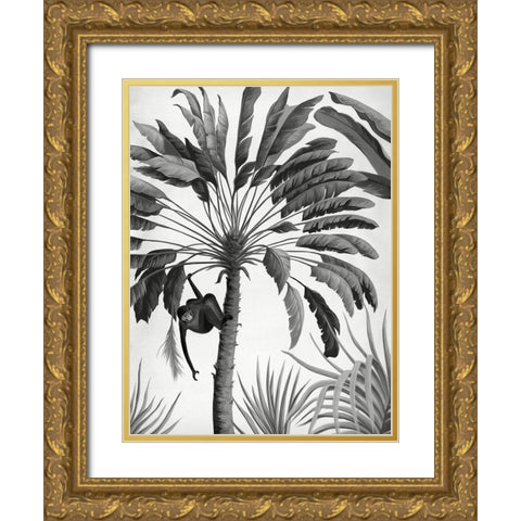 Dominica II Gold Ornate Wood Framed Art Print with Double Matting by Urban Road