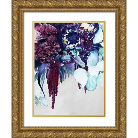 Austraflora Gold Ornate Wood Framed Art Print with Double Matting by Urban Road