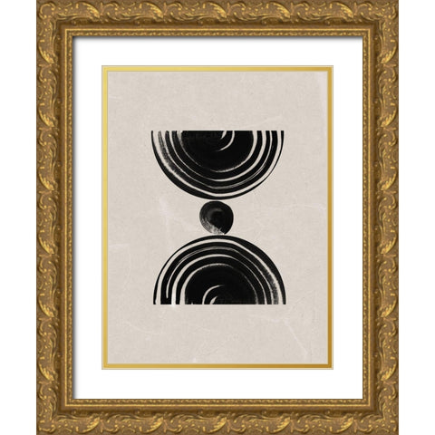 Nairobi Gold Ornate Wood Framed Art Print with Double Matting by Urban Road
