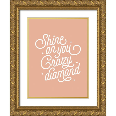 Shine On Poster Gold Ornate Wood Framed Art Print with Double Matting by Urban Road