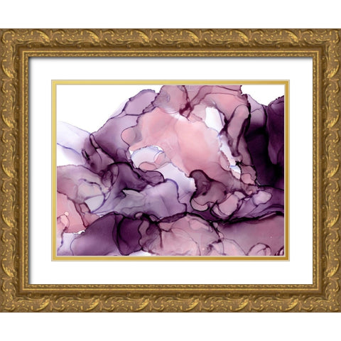 Grape Soda Poster Gold Ornate Wood Framed Art Print with Double Matting by Urban Road