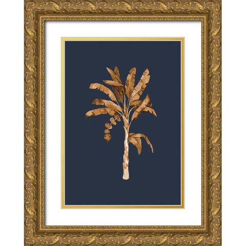Golden Palm I  Gold Ornate Wood Framed Art Print with Double Matting by Urban Road
