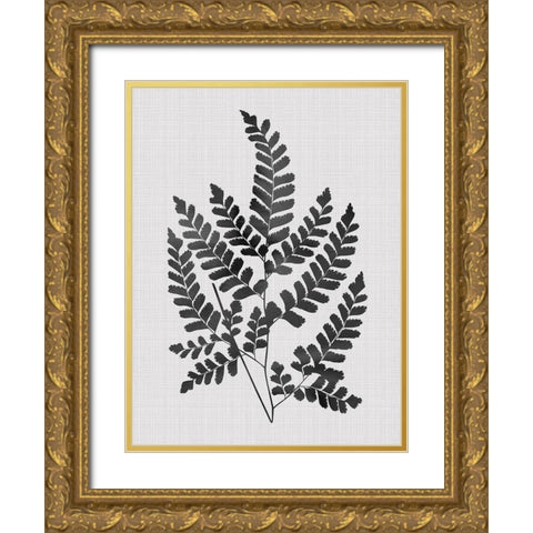 Chestnut Black Poster Gold Ornate Wood Framed Art Print with Double Matting by Urban Road