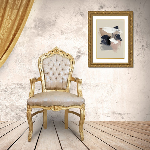 Afterthought II  Gold Ornate Wood Framed Art Print with Double Matting by Urban Road