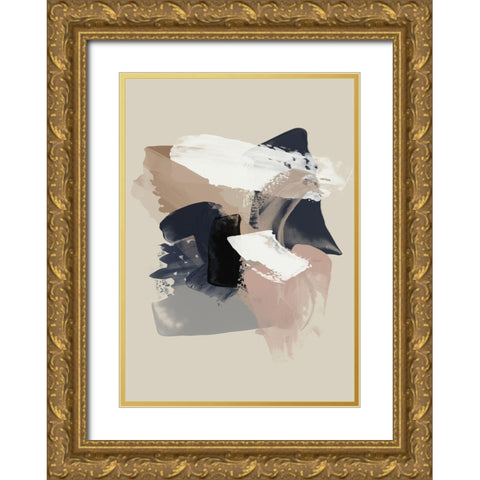 Afterthought II  Gold Ornate Wood Framed Art Print with Double Matting by Urban Road