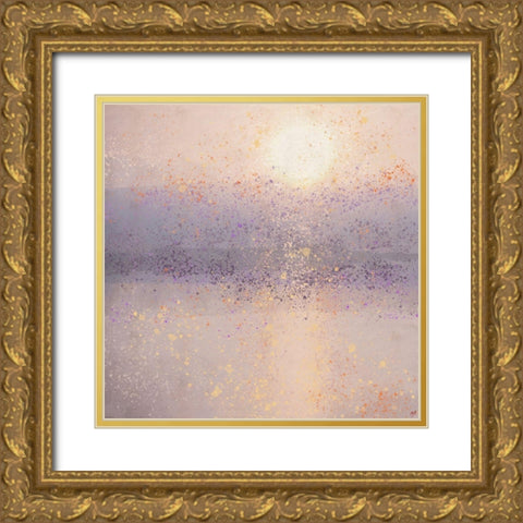 Lake Reflection XX Gold Ornate Wood Framed Art Print with Double Matting by Wiley, Marta