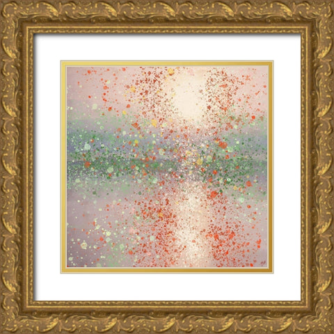 Lake Reflection III Gold Ornate Wood Framed Art Print with Double Matting by Wiley, Marta