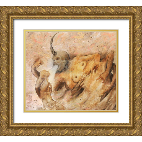 Vishnu I Gold Ornate Wood Framed Art Print with Double Matting by Wiley, Marta