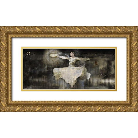 Sufi Dancer III Gold Ornate Wood Framed Art Print with Double Matting by Wiley, Marta