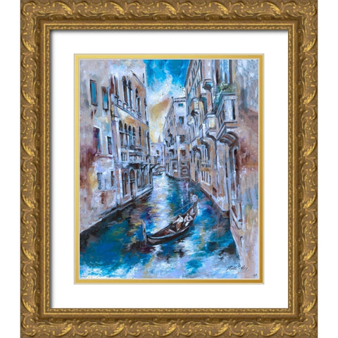Italy I Gold Ornate Wood Framed Art Print with Double Matting by Wiley, Marta