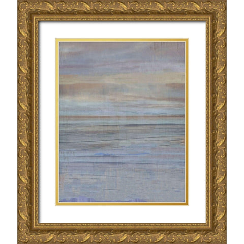 Dawn Gold Ornate Wood Framed Art Print with Double Matting by Wiley, Marta