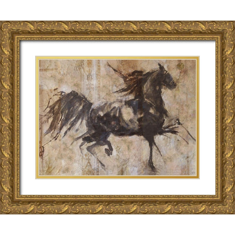Chinese Lepa Zena I Gold Ornate Wood Framed Art Print with Double Matting by Wiley, Marta