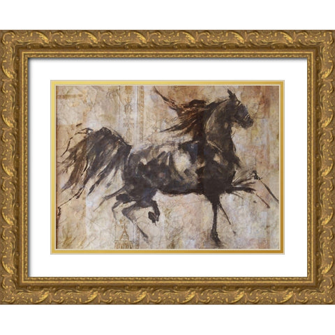 Chinese Lepa Zena II Gold Ornate Wood Framed Art Print with Double Matting by Wiley, Marta