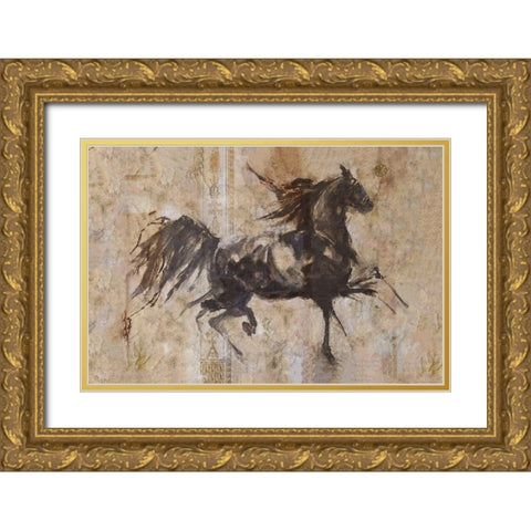 Chinese Lepa Zena  IV Gold Ornate Wood Framed Art Print with Double Matting by Wiley, Marta
