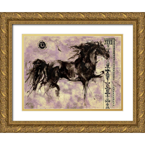 Lepa Zena 20 Gold Ornate Wood Framed Art Print with Double Matting by Wiley, Marta