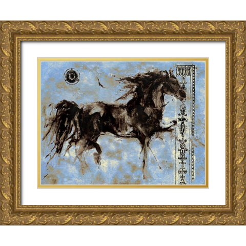 Lepa Zena 21 Gold Ornate Wood Framed Art Print with Double Matting by Wiley, Marta