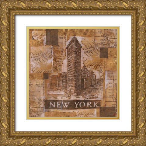 African Portrait VII Gold Ornate Wood Framed Art Print with Double Matting by Wiley, Marta
