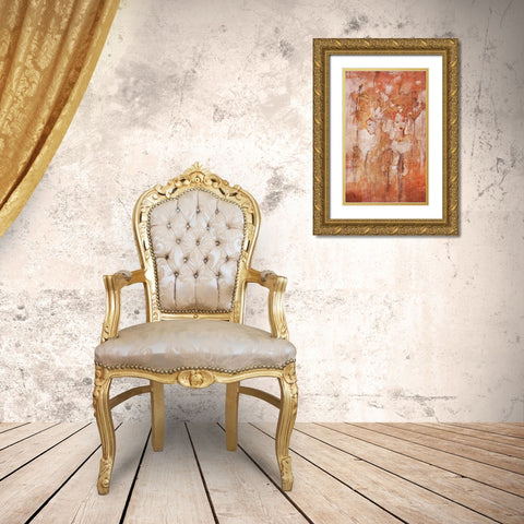 Renaissance sepia I Gold Ornate Wood Framed Art Print with Double Matting by Wiley, Marta