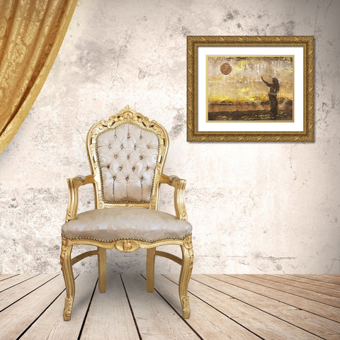 Sun Salutation III Gold Ornate Wood Framed Art Print with Double Matting by Wiley, Marta