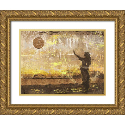 Sun Salutation III Gold Ornate Wood Framed Art Print with Double Matting by Wiley, Marta